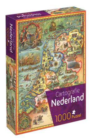Die Kartografie der Niederlande
