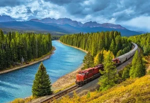 Canadian Pacific Railway im Banff-Nationalpark