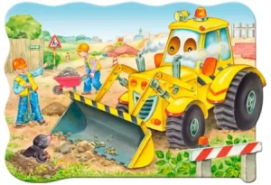 Bulldozer in Aktion