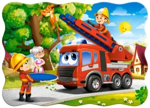Feuerwehrmänner zur Rettung