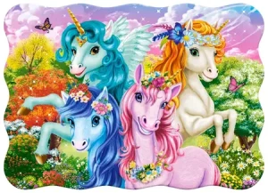 Süßes Einhorn-Selfie