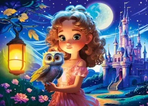 Prinzessin mit Eule
