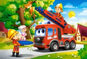 Feuerwehrmänner zur Rettung