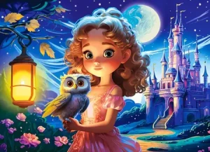 Prinzessin mit Eule