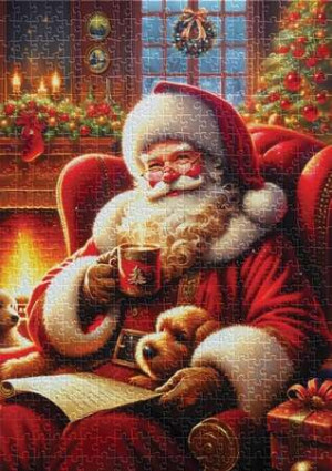 Weihnachtsmann im Festzauber