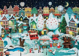 Festliche Weihnachtsstadt