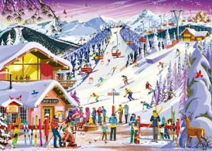 Auf der Skipiste