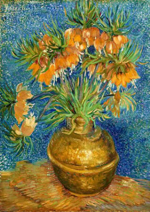Vincent van Gogh - Kaiserkrone in einer Kupfervase