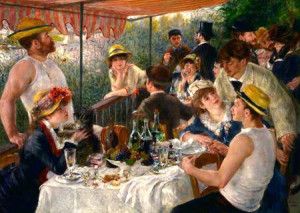 Pierre-Auguste Renoir - Frühstück der Ruderer