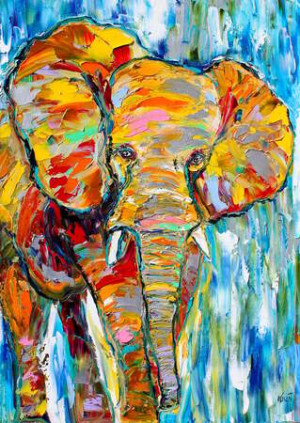 Bunter Elefant
