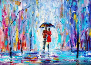 Liebe im Regen