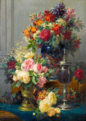 Frühlingsblumen mit Kelchen, Jean Robie