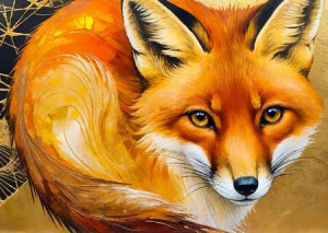 Rotfuchs aus der Nähe