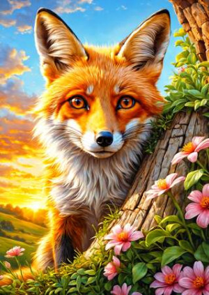 Neugieriger Fuchs