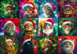 Weihnachtskatzen