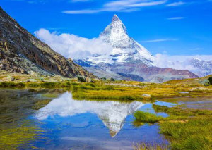 Spiegelung des Matterhorns