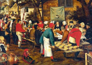 Pieter Brueghel d. J. - Bauernhochzeit, 1630