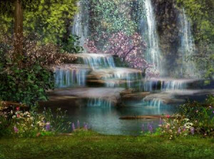 Märchenhafter Wasserfall