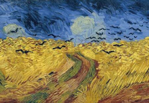 Vincent van Gogh - Weizenfeld mit Krähen, 1890