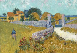 Vincent van Gogh - Bauernhof in der Provence, 1888