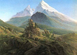 Caspar David Friedrich - Der Watzmann, 1825