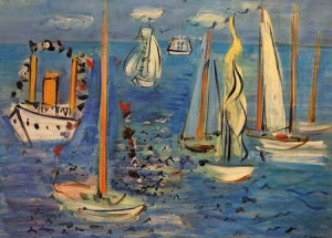 Raoul Dufy - Geschmückte Boote, 1946