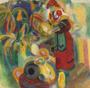 Robert Delaunay - Die große Portugiesin, 1915