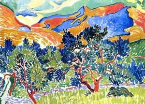André Derain - Die Berge von Collioure