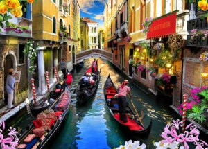 Die Gondoliere von Venedig