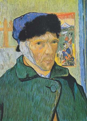 Vincent van Gogh - Selbstporträt mit verbundenem Ohr