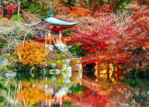 Daigo-ji-Tempel im Herbst, Kyoto