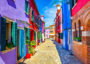 Bunte Häuser in Burano