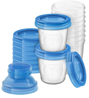 Philips Avent Pojemniki do przechowywania pokarmu 180 ml - 10 sztuk