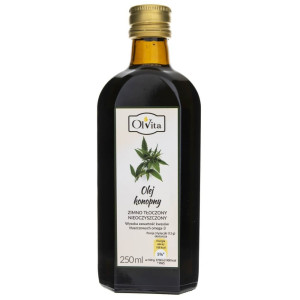 Olvita Olej konopny zimnotłoczony - 250 ml