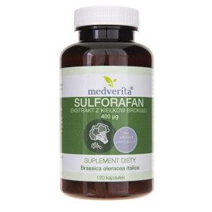 Medverita Sulforafan 400 µg - 120 kapsułek
