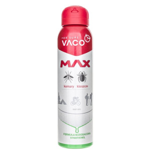 VACO Spray Max na komary, kleszcze, meszki - 100 ml