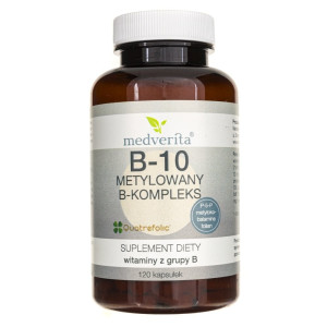 Medverita B-10 metylowany B-kompleks - 120 kapsułek