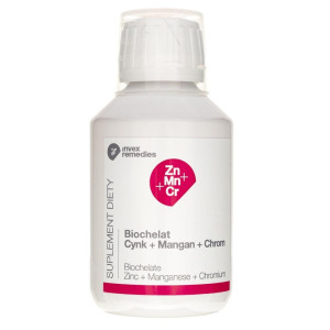 Invex Remedies Zn+Mn+Cr (Cynk+Mangan+Chrom) w płynie - 150 ml
