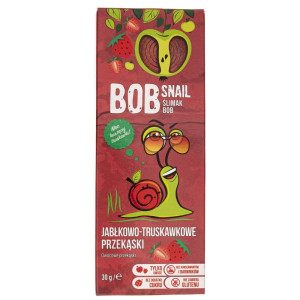 Bob Snail Przekąska jabłko-truskawkowa bez dodatku cukru - 30 g