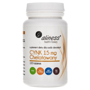 Aliness Cynk Chelatowany 15 mg - 100 tabletek