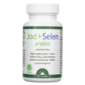 Dr. Jacob's Jod + Selen probio - 90 kapsułek