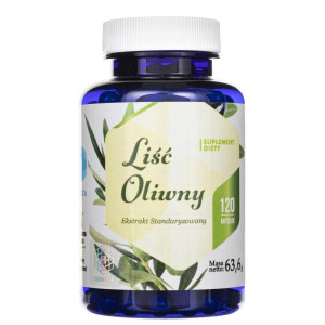 Hepatica Liść Oliwny - 120 kapsułek
