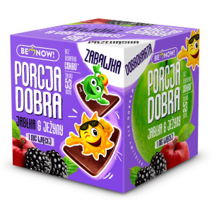 Porcja Dobra Kostka z niespodzianką jabłko-jeżyna - 16 g