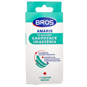 Bros Amaris Plasterki łagodzące ukąszenia - 20 sztuk