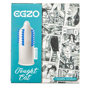 Egzo Tought Cat Prezerwatywa z wypustkami - 1 sztuka