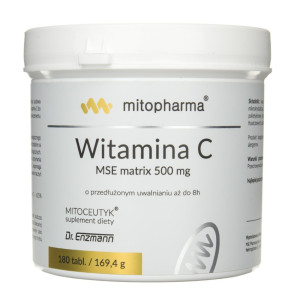 Dr. Enzmann Witamina C MSE matrix 500 mg - 180 tabletek