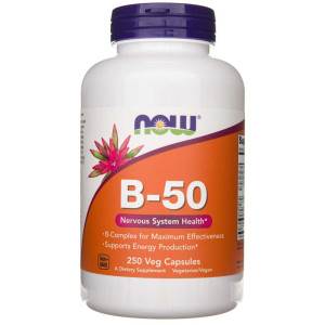 Now Foods Witamina B-50 - 250 kapsułek