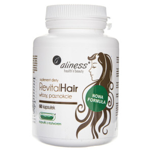 Aliness RevitalHair włosy, paznokcie - 60 kapsułek