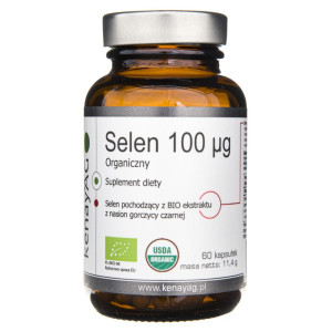 Kenay Selen organiczny 100 mcg - 60 kapsułek