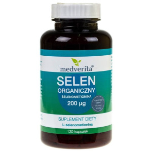 Medverita Selen Organiczny L-Selenometionina 200 µg - 120 kapsułek